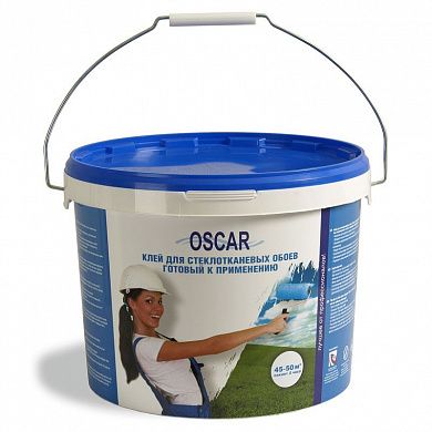 Клей для стеклообоев Oscar GOs10  (10 кг, готовый) акриловый, воднодисперсионный