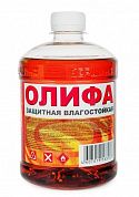 Олифа защитная влагостойкая "Вершина", 0,5л (пэт/т)