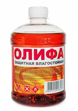 Олифа защитная влагостойкая "Вершина", 0,5л (пэт/т)