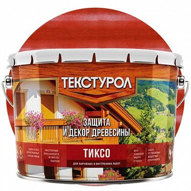 Деревозащитное средство Текстурол Тиксо, рябина, 10л