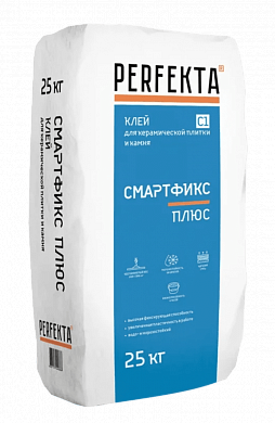 Клей плиточный Perfekta Смартфикс Плюс, 40 кг