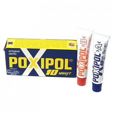 Клей /холодная сварка/ "POXIPOL" 70 мл, цвет металл