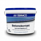 Грунтовка Бетон-контакт TERRACO Terrabond SP, для внутренних и наружных работ, 12кг