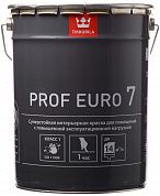 Краска водоэмульсионная EURO 7 PROF матовая (база А), Tikkurila (18л)