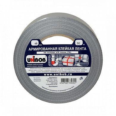 Лента клейкая армированная 48мм х 50 м UNIBOB