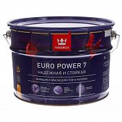 Краска водоэмульсионная EURO 7 POWER матовая (база С), Tikkurila (9л)