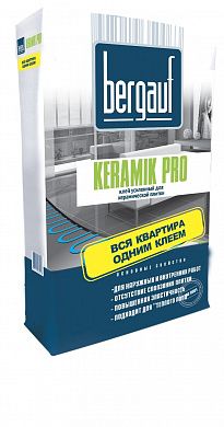 Клей для плитки усиленный  Bergauf Keramik Pro, 25 кг