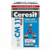 Клей для плитки Ceresit СМ 11 Plus, 25 кг