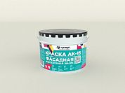 Краска фасадная всесезонная "ГРИДА АК-16" (База А), белая, 12,6 кг (9л)