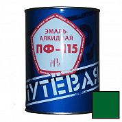 Эмаль ПФ-115 "ПУТЕВАЯ", зеленая, 25кг