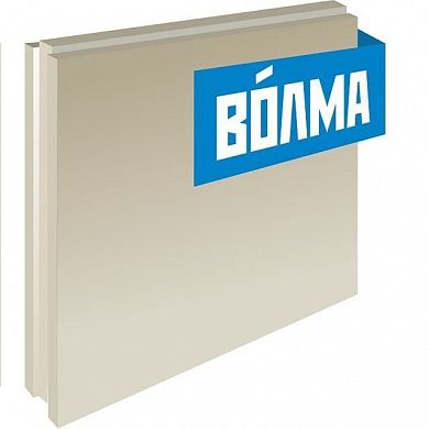 Пазогребневая гипсовая плита ВОЛМА 667х500х80 мм. пустотелая