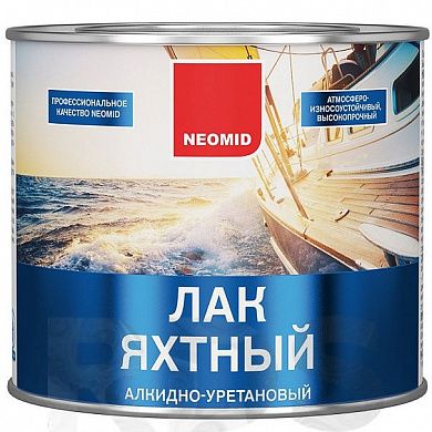 Лак яхтный "NEOMID" глянцевый, Экспертология (2,5л)