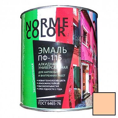 Эмаль бежевая 20 кг. ПФ-115 "NORME COLOR" (ГОСТ 6465-76)
