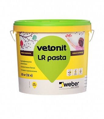 Шпатлёвка Weber.Vetonit LR Pasta, 20 кг
