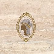 Декор Travertin (TR-D3-CR) 25х40 Medallion-Meander (h)