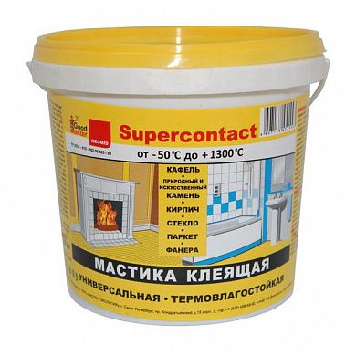 Мастика клеящая "NEOMID SUPERCONTACT" термовлагостойкая (1300 C) 1,5 кг