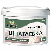 Шпатлевка для внутренних работ "ЛАТЕК Л601", латексная, ведро, 9кг