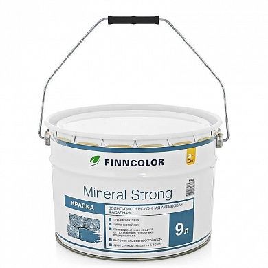 Краска фасадная "FINNCOLOR" акриловая, матовая, Баз А (9л)