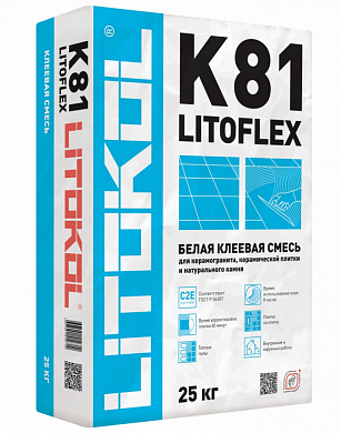 Литокол LitoFlex K81 клей Белый 25кг