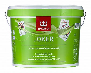 Краска водоэмульсионная JOKER матовая (Base C) 9л