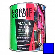 Эмаль ПФ-115 "NORME COLOR", синяя, 20кг/ ГОСТ 6465-76