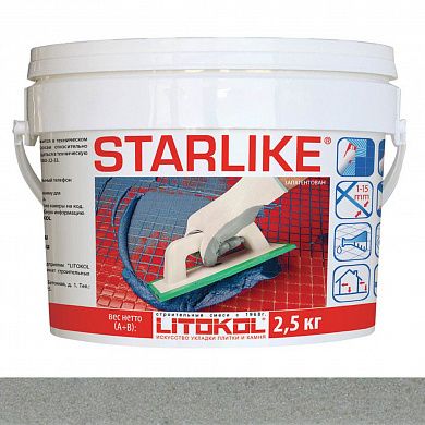 Затирка Litochrom Starlike C.310 титановый (2,5кг)