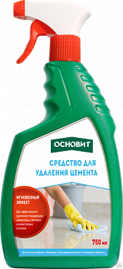 Средство для удаления цемента ОСНОВИТ "Сэйфскрин SGl1", 0,75л