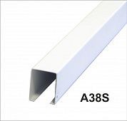 Рейка A38S белая матовая  L=3 м