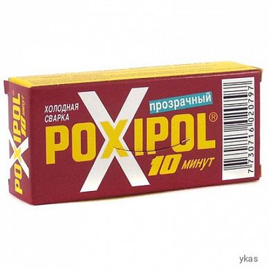 Клей /холодная сварка/ "POXIPOL" прозрачный 14 мл