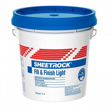 Шпатлевка готовая DANOGIPS "Fill&FinishLight", 12.3кг /10л