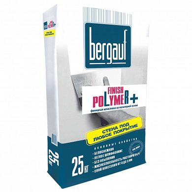 Шпаклевка полимерная Bergauf Finish Polymer, 25 кг