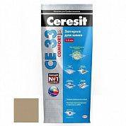 Затирка Ceresit СЕ 33 для узких швов, серебристо-серый (2кг)