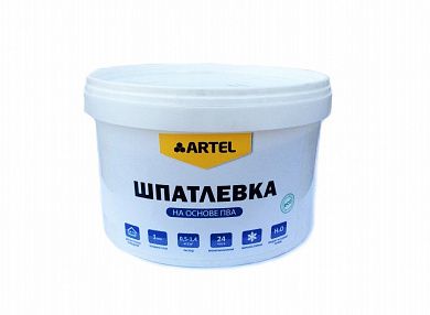 Шпатлевка для внутренних работ на основе ПВА "АРТЕЛЬ", 1,5кг
